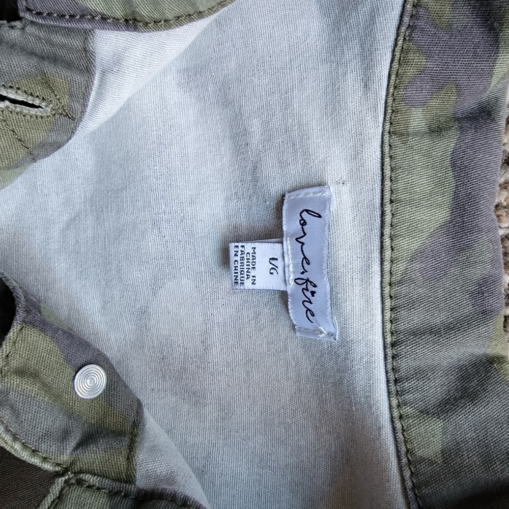 Love fire Jacket, size L, military and grey - Picture 4 of 7